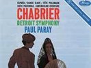 CHABRIER-Paray/Detroit-Classic Records 45 Series--4 LPs