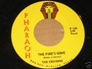 RARE DOO-WOP THE CRUISERS / THE FIRE'S GONE/on PHARAOH