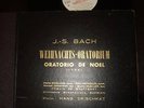 Rare 33T x 4 Box BACH HANS GRISCHKAT ORATORIO DE NOEL