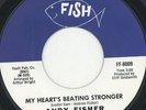 ANDY FISHER: My Heart's Beating Stronger (rare soul vinyl 45)