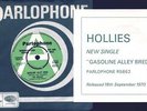 HOLLIES Gasoline Alley Bred 1970 UK DEMO + Press Bk EX+
