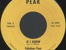 rare Soul 45 FABULOUS FOUR if i knew PEAK Hear