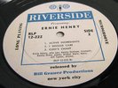 ERNIE HENRY presenting LP riverside DG MONO 1st press