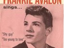 FRANKIE AVALON-45 PICTURE SLEEVE-1957(SHY GUY)-(PROMO)