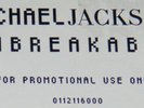 MICHAEL JACKSON UNBREAKABLE RARE INVINCIBLE PROMO 12