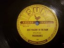 PRISONAIRES 78 RPM JUST WALKIN' IN THE RAIN US SUN 186