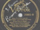 1938 BIG BAND-JAZZ 78 rpm - BUNNY BERIGAN - AUTOGRAPHED