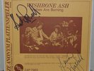 WISHBONE ASH - ASHES ARE BURNING JAPAN LP SIGNED TWICE