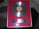 Motörhead Iron Fist Platin Record