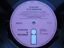 KING CRIMSON-IN THE COURT OF UK RARE PINK ISLAND EX++
