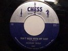 GREAT BLUES 45 1ST #1607 SILVER TOP CHESS HOWLIN' WOLF