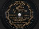 Bennie Moten Victor 23384 Moten's Swing RARE