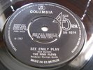 THE PINK FLOYD - SEE EMILY PLAY 1967 COLUMBIA PSYCH 45