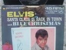 Elvis Presley-Blue Christmas/Santa Claus Is- USA 45+P/S