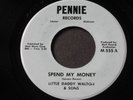 Little Daddy Walton on Pennie Detroit blues R&B 45 HEAR