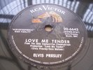 ELVIS PRESLEY LOVE ME TENDER RARE 78 RPM RECORD