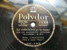 GABY CASADESUS Fr POLYDOR 6235/8 PIANO 4x78 Set MOZART