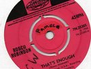ROSCO ROBINSON  THATS ENOUGH  UK PYE