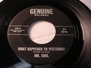 MR. SOUL GENUINE 150 WHAT HAPPENED YESTERDAY -LISTEN