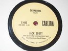 JACK SCOTT GERALDINE 78 RPM