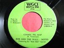 * BOB & THE WALL Cosmic Pig Rap RARE ELECTRO 45 Hear