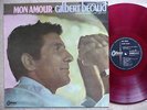 LP JAPON Gilbert BECAUD OP-8228 - SUPERBE  ROUGE 