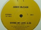 SEALED* Janice McClain - Giving My Love *BOOGIE* Scarce