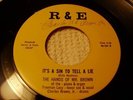 Hands Charles Brown-It's a Sin-Way I Feel-RARE SGND LBL