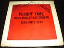 HANK  MOBLEY PECKIN'  TIME  BLUE NOTE 1574 ORIGINAL DG