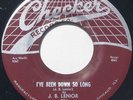 Rare Blues 45 – J. B. LENOIR  Been Down So Long CHECKER