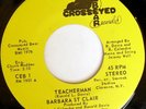 rare Soul Funk 45 BARBARA ST. CLAIR teacherman Listen