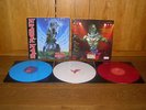 IRON MAIDEN BACK TO THE FRONT BOX 3 LP RARE Coloured