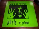 We Got Power punk comp LP Party Or Go Home mystic VG++