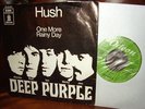 Deep Purple, Hush, One More Rainy Day, Odeon 23879,1968