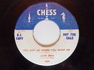 RARE BLUES 45 1624 EARLY DJ SILVER TOP CHESS JOHN BRIM