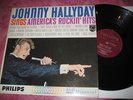 LP 33T SINGS AMERICA S JOHNNY HALLYDAY LABEL BORDEAU