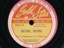78-Blues-Gold Star 614-L C Williams(Lightning Jr.)-RARE