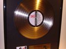 Michael Jackson goldene Schallplatte Vinyl Gold Record