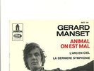 RARE  45 tours  EP   MANSET   ANIMAL  1968  ETAT  NEUF