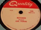 Carl Perkins 78 Quality Matchbox Rockabilly
