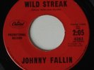 JOHNNY FALLIN Wild Streak CAPITOL Promo Rockabilly 45