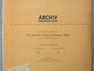 HELMUT WALCHA Bach trio ORIG Archiv DGG 13019 GER-54 NM