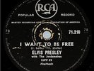 -Elvis-78-I WANT TO BE FREE-SA RCA-EXC COND