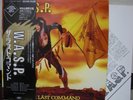 WASP / LAST COMMAND - Japan w/obi & BOOKLET,POSTER