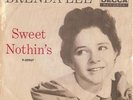 BRENDA LEE-45 PICTURE SLEEVE-1959-(SWEET NUTHIN'S)-(PS)