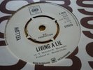 YELLOW living a lie RARE HARD PSYCH MONSTER RUBBLE 45