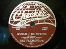 78RPM - FLAMINGOS -  VEE JAY #853  - WOULD I BE CRYING