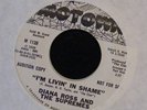 SUPREMES DJ 45 MOTOWN Shame RARE 1969 NM DIANA ROSS