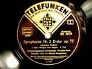 5x 78rpm MENGELBERG cond. BRAHMS 2 - TELEFUNKEN SAMPLES