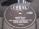 THE JOHNNY BURNETTE TRIO HONEY HUSH RARE 78 RPM RECORD